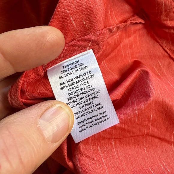 Toad&Co Totem Anorak pullover wind hoodie Jacket rhubarb dark salmon size XS S - Picture 11 of 13